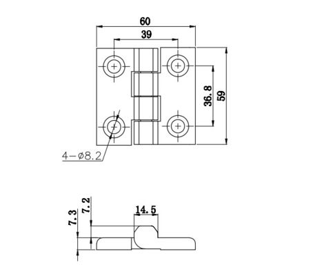 60mm Stainless Steel Cabinet Lock